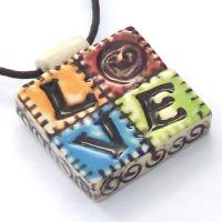 Patchwork Love Pendant