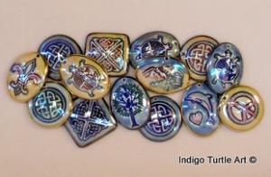 Small sample of porcelain pendant designs